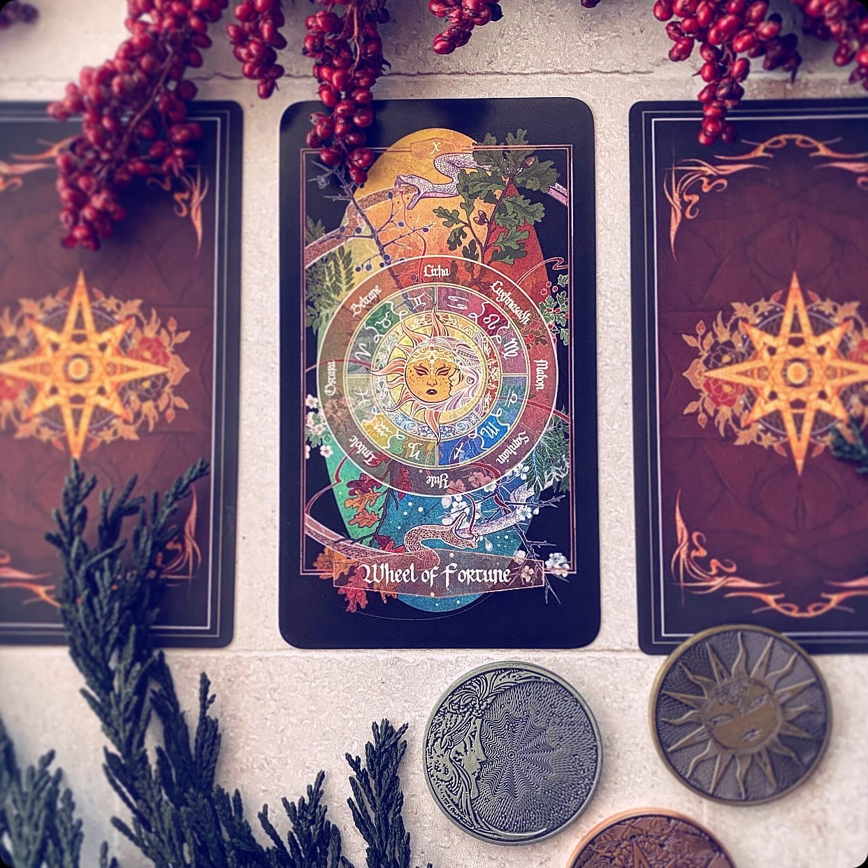 Children of Ostara tarot card deck & book set- BLACK EDITION