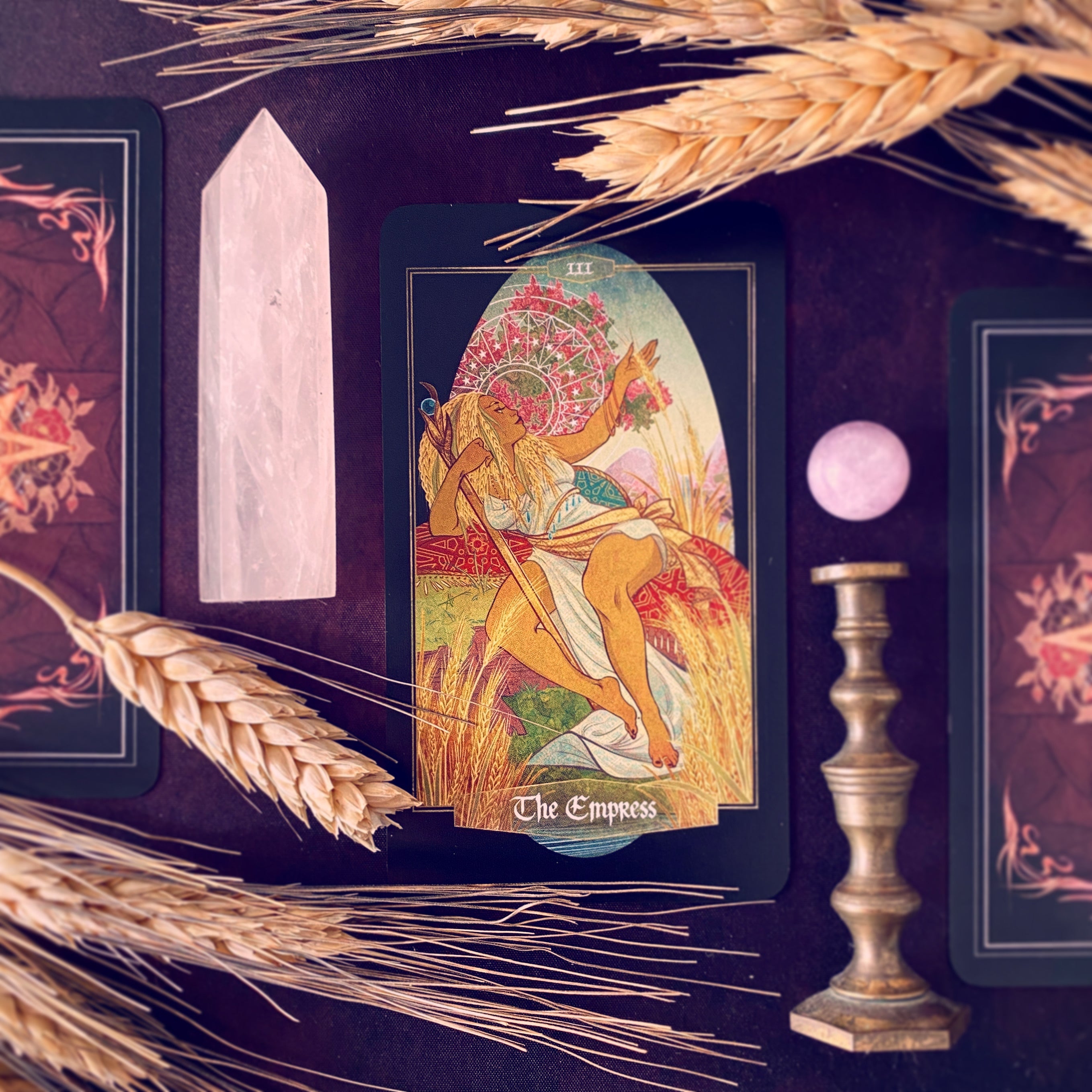 Children of Ostara tarot card deck & book set- BLACK EDITION