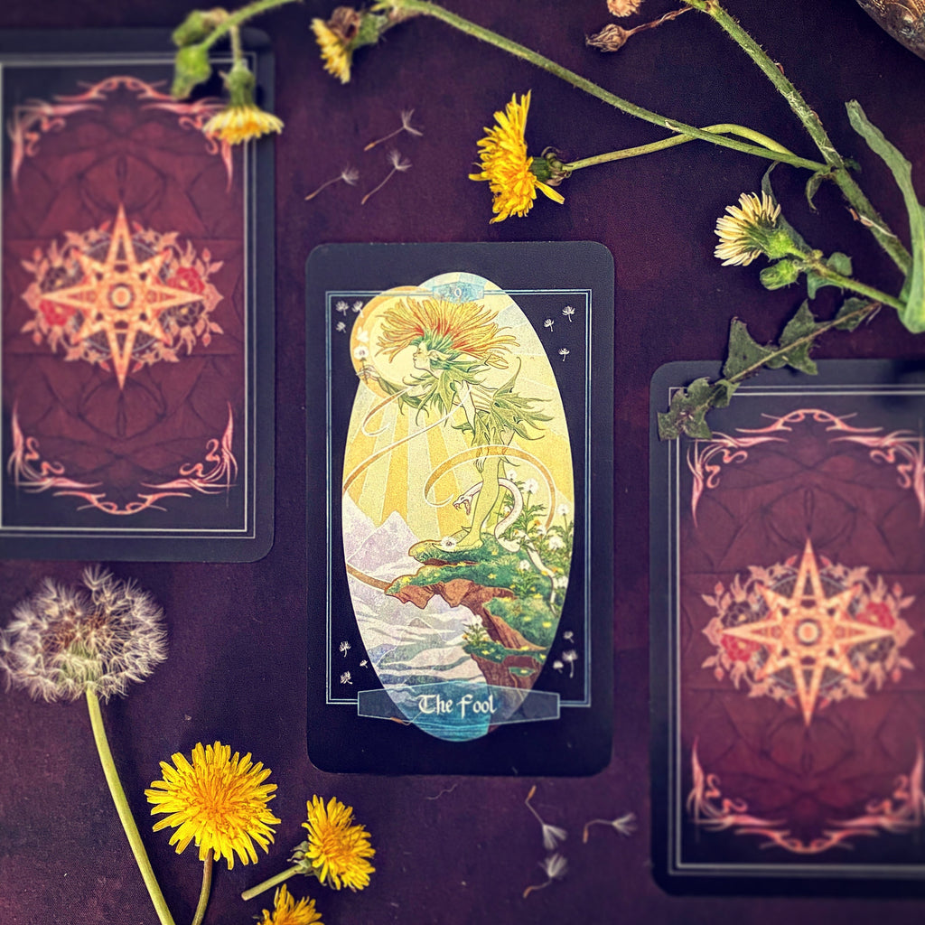 Children of Ostara tarot card deck & book set- BLACK EDITION