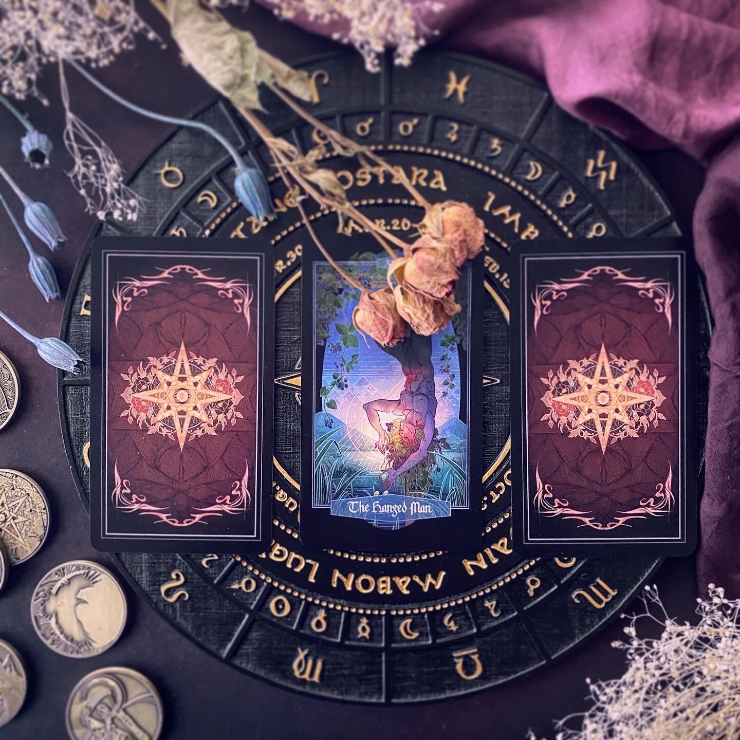 Children of Ostara tarot card deck & book set- BLACK EDITION