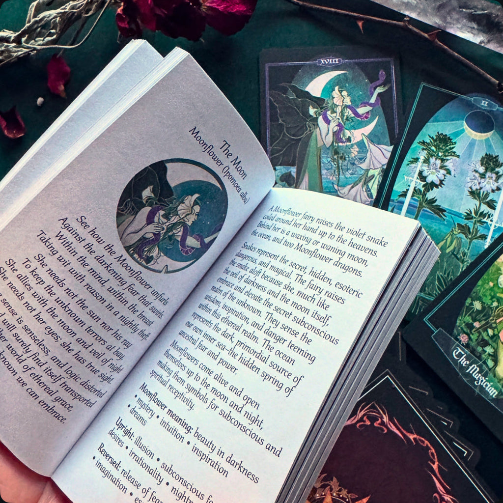 Children of Ostara tarot card deck & book set- BLACK EDITION