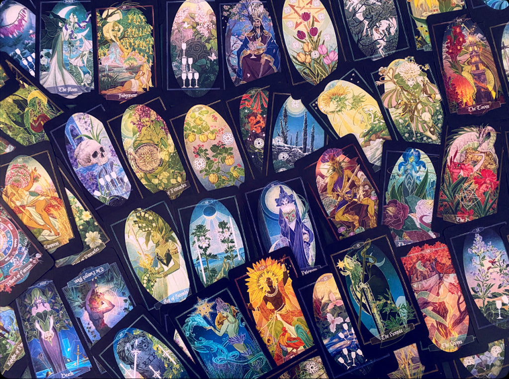Children of Ostara tarot card deck & book set- BLACK EDITION