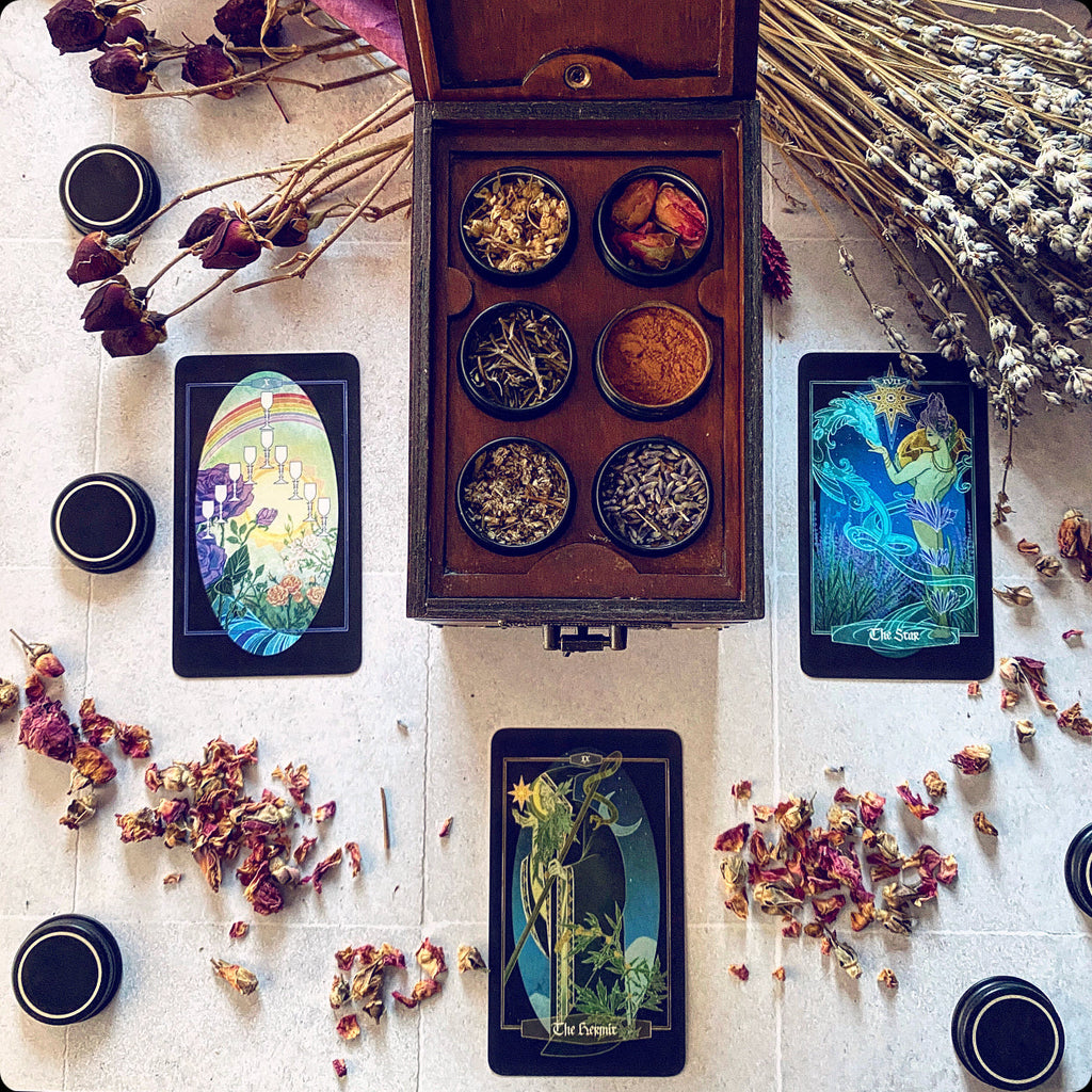 Children of Ostara tarot card deck & book set- BLACK EDITION