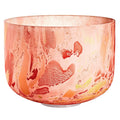 10" Marble Crystal Singing Bowl, D4, Sacral Chakra, 432 Hz