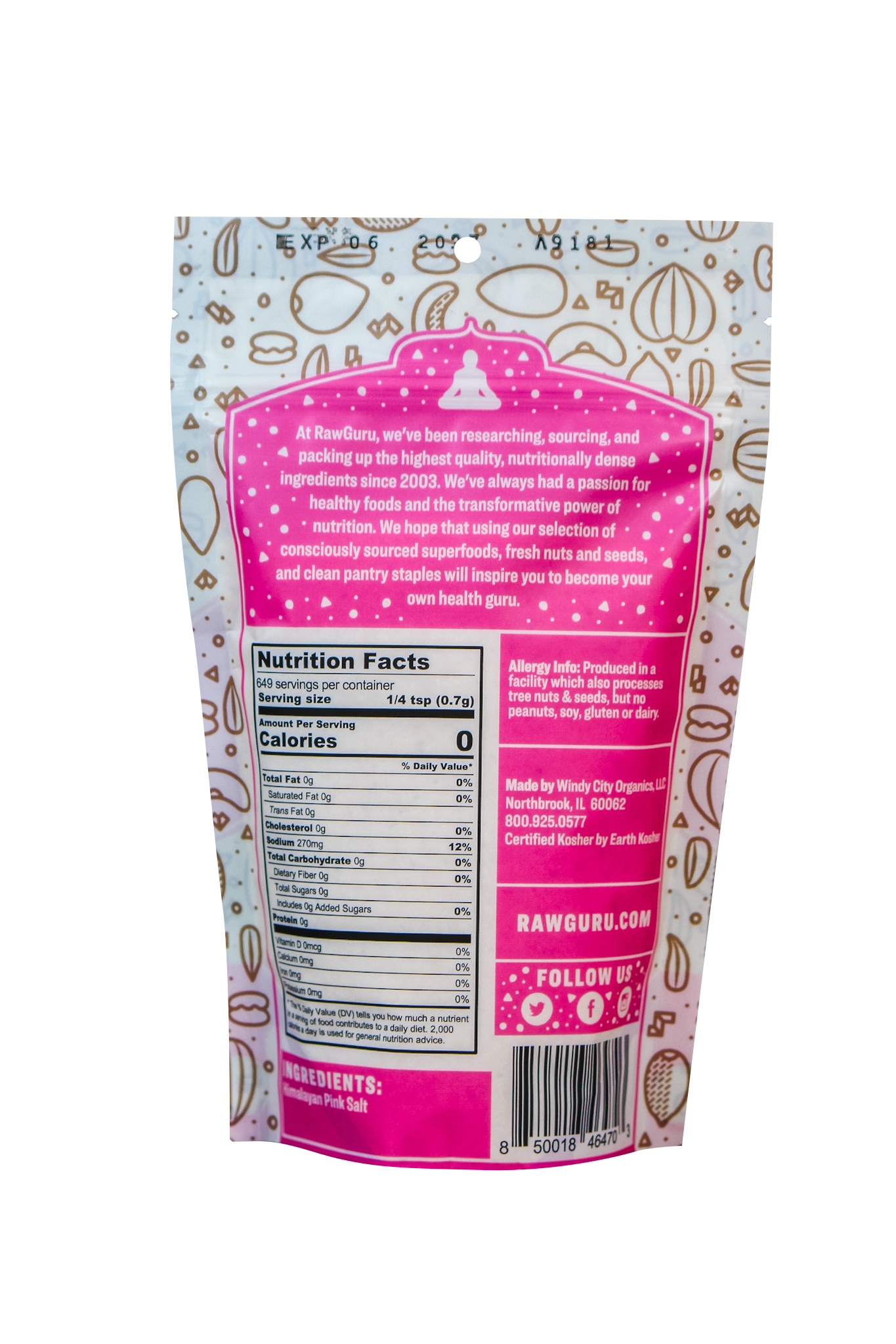Himalayan Pink Crystal Salt - 16 oz